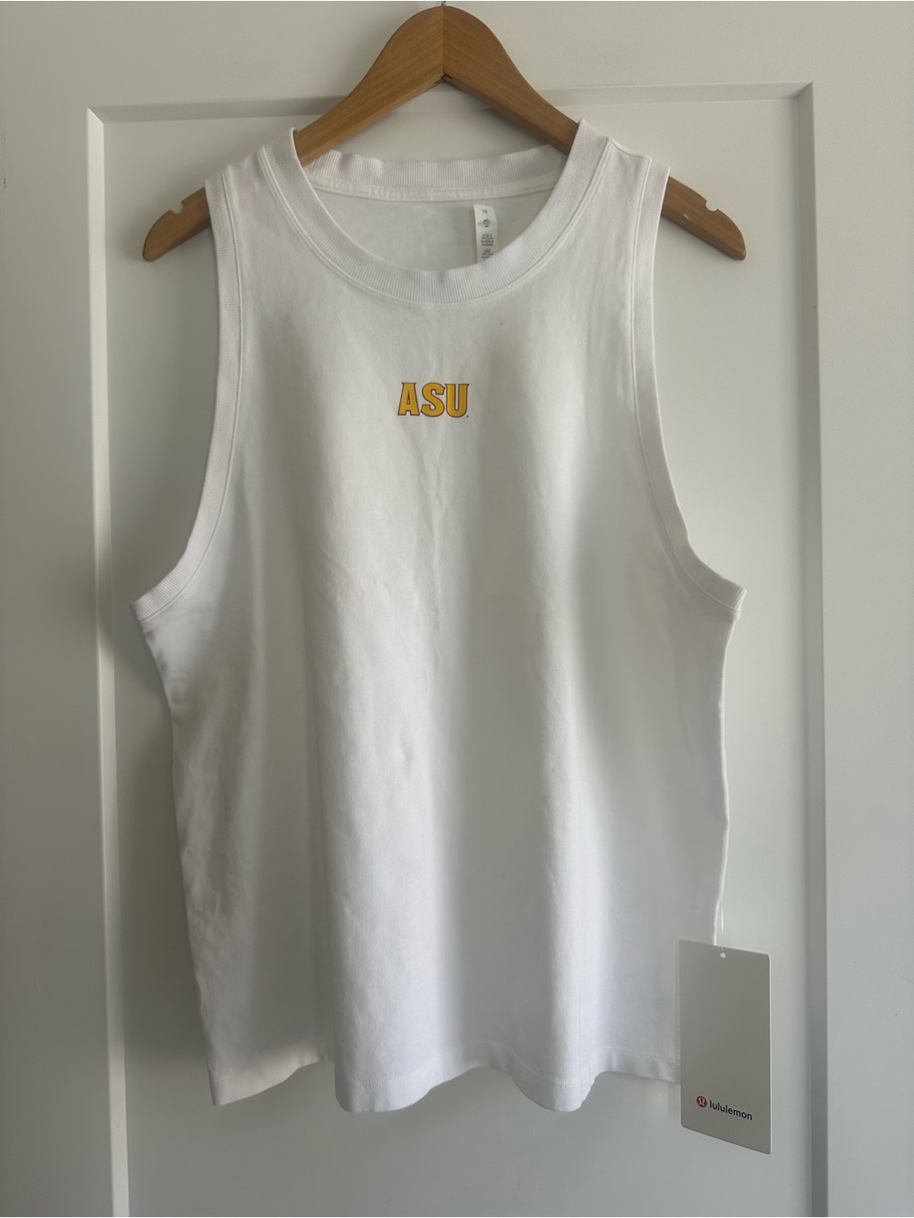 NWT Lululemon ASU Classic Fit Cotton Tank Size 10
